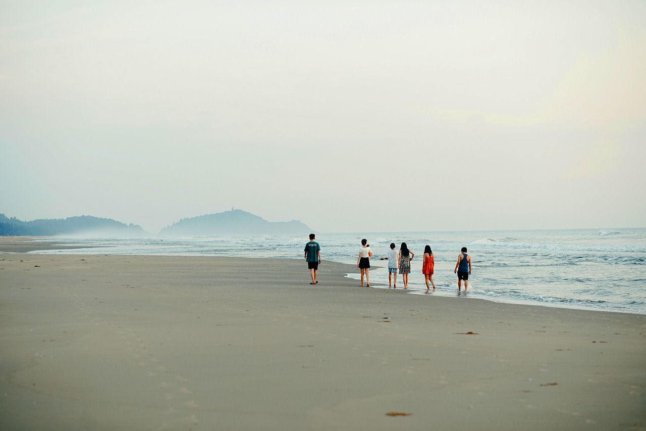 young, sea, nature, friend, outdoors, beach, friends, people